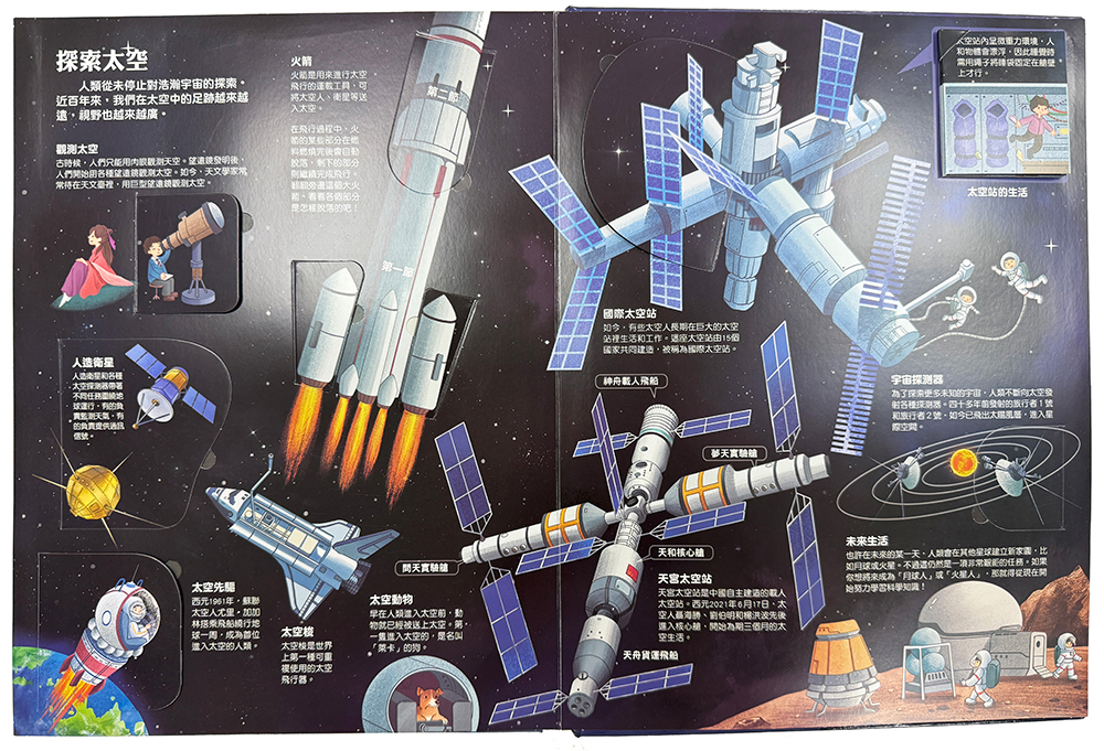 大知識大百科3D立體書：大太空